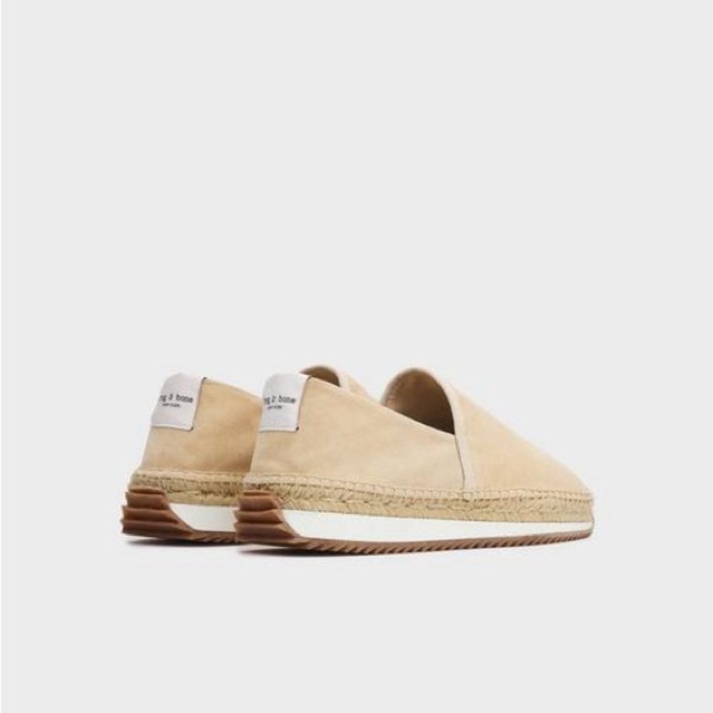 Rag & Bone New York Espadrille Runner - Suede Slip-On Flat 7 - Picture 3 of 14